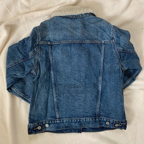 *NEW*  Flannel-Lined Jean Jacket with Sherpa Collar - Picture 2 of 9